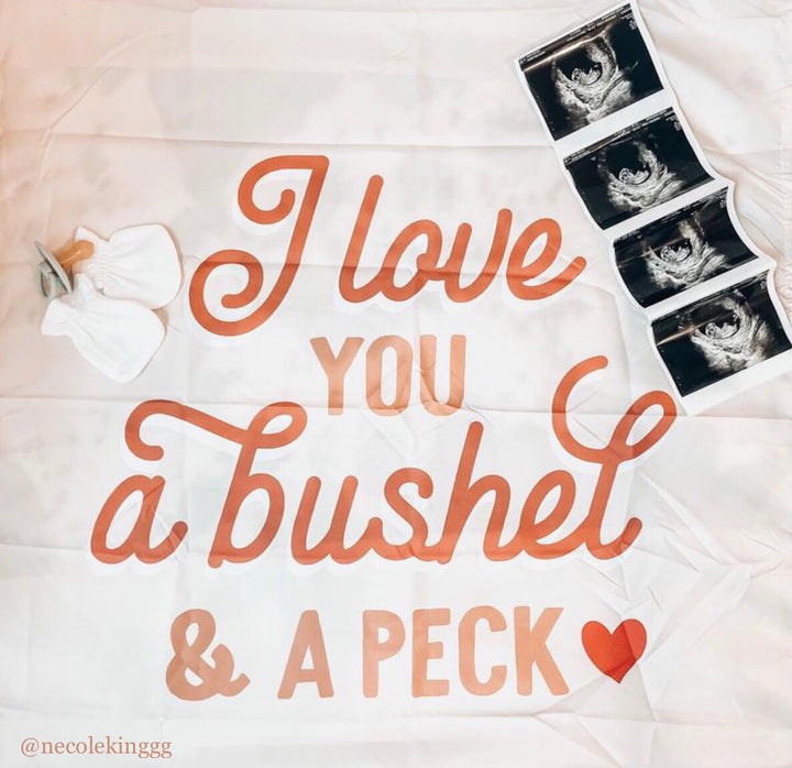 {Neutral} I Love You a Bushel & A Peck Banner
