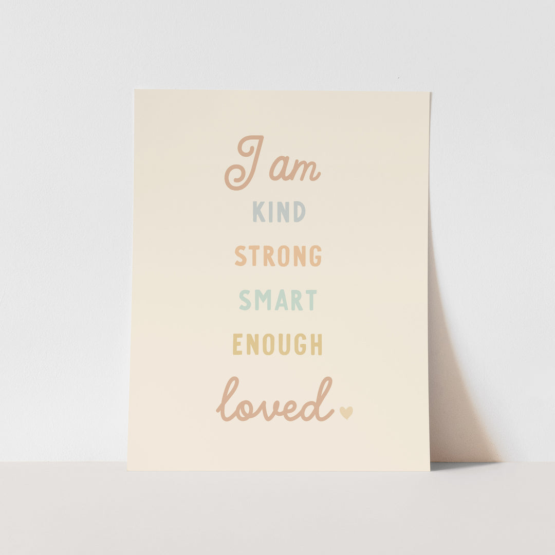 {Neutral} Affirmations Art Print