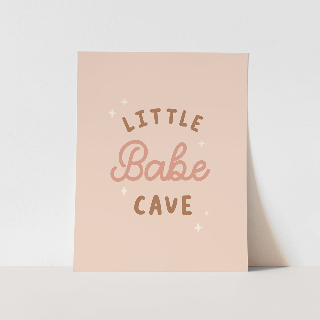 Little Babe Cave Art Print
