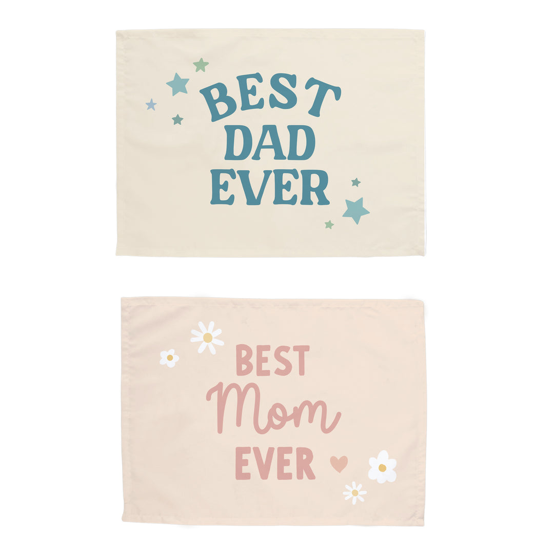 Best Dad Ever and Best Mom Ever Banner Bundle