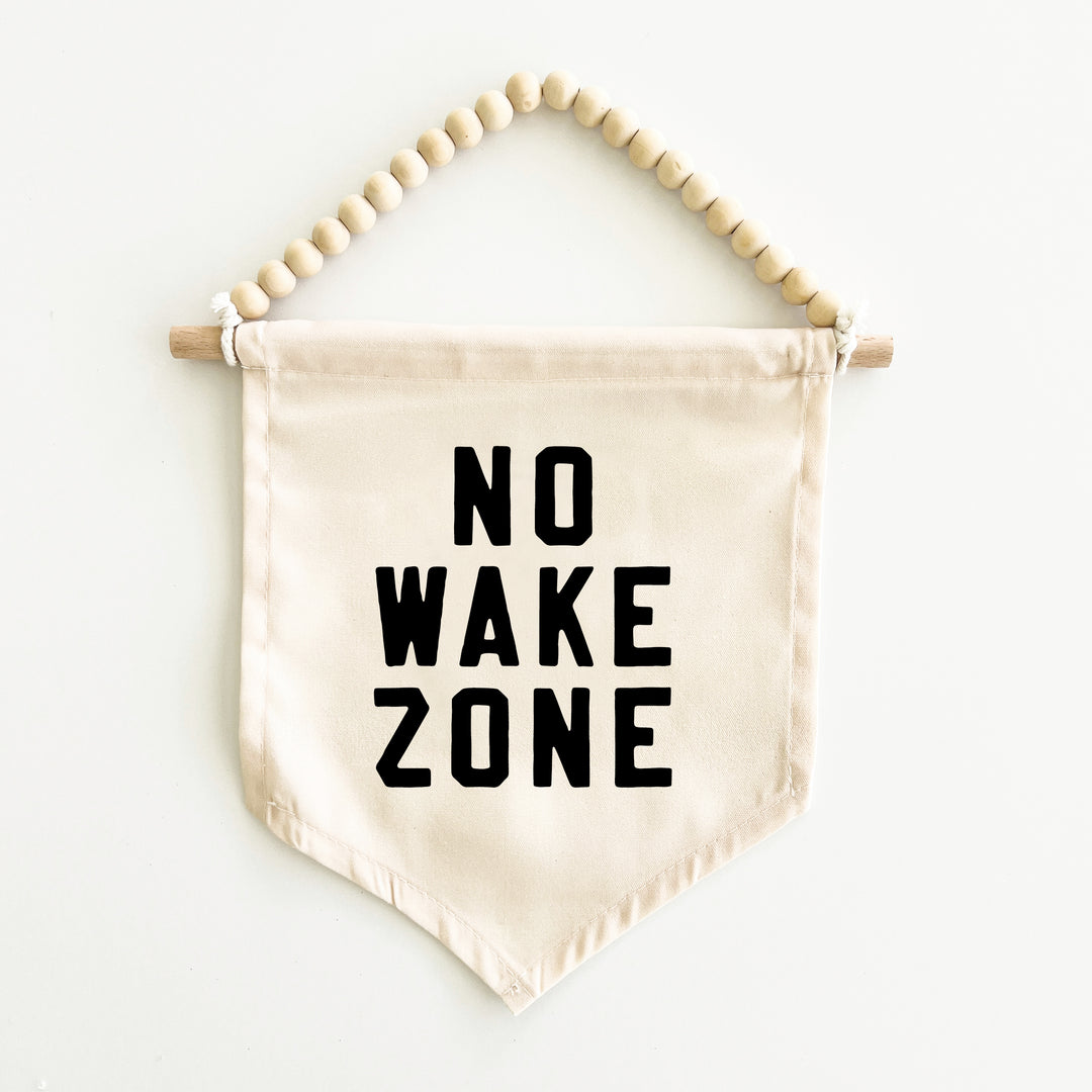 No Wake Zone Hang Sign