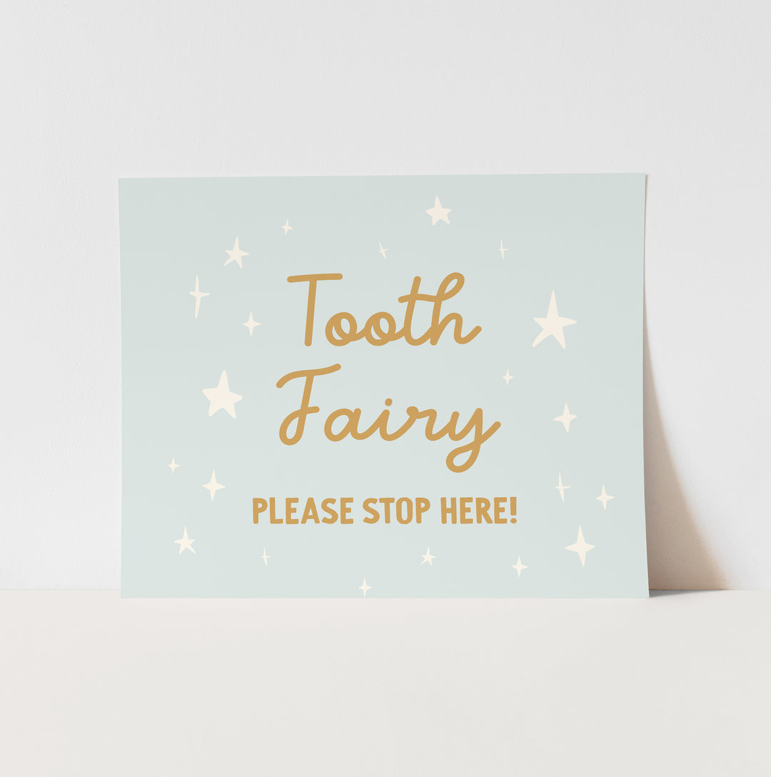 {Blue} Tooth Fairy Art Print