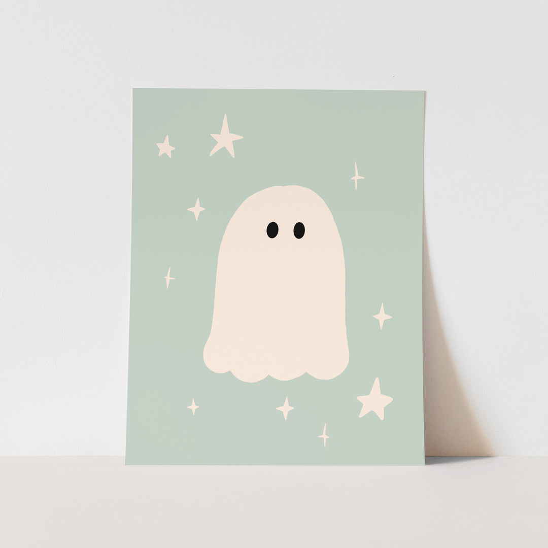 {Blue} Ghost Art Print