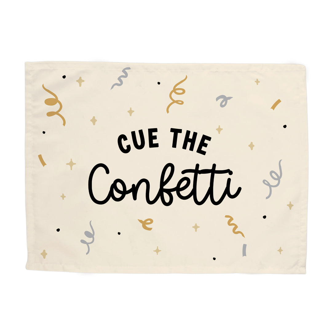 Cue the Confetti Banner