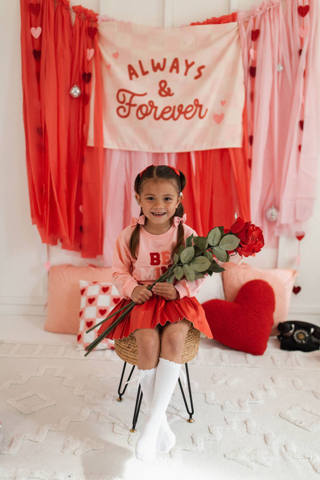 {Pink Check} Always & Forever Banner