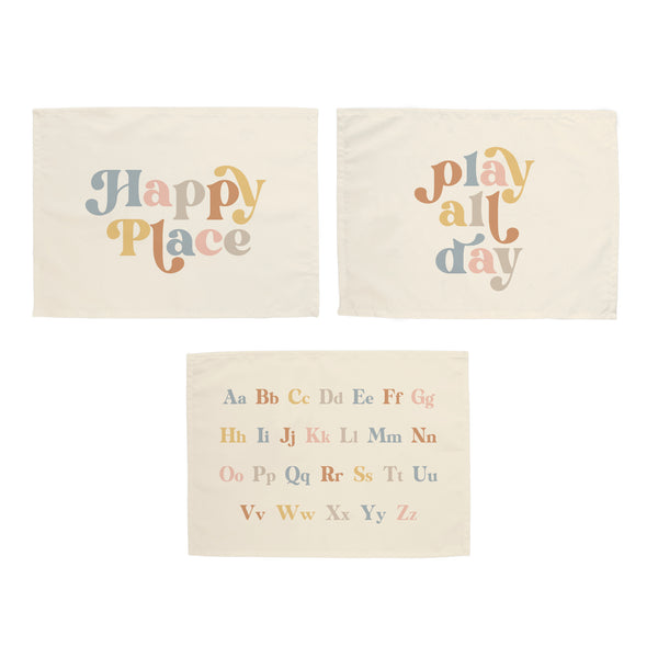 Playroom Banner Bundle {Earth Tones, Horizontal Play All Day}