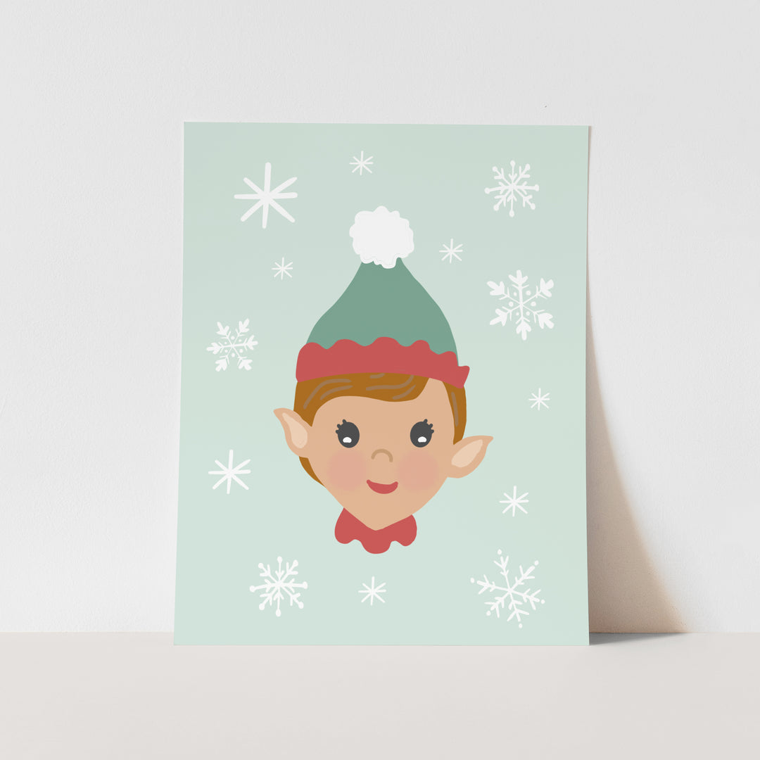 {Green} Elf Art Print
