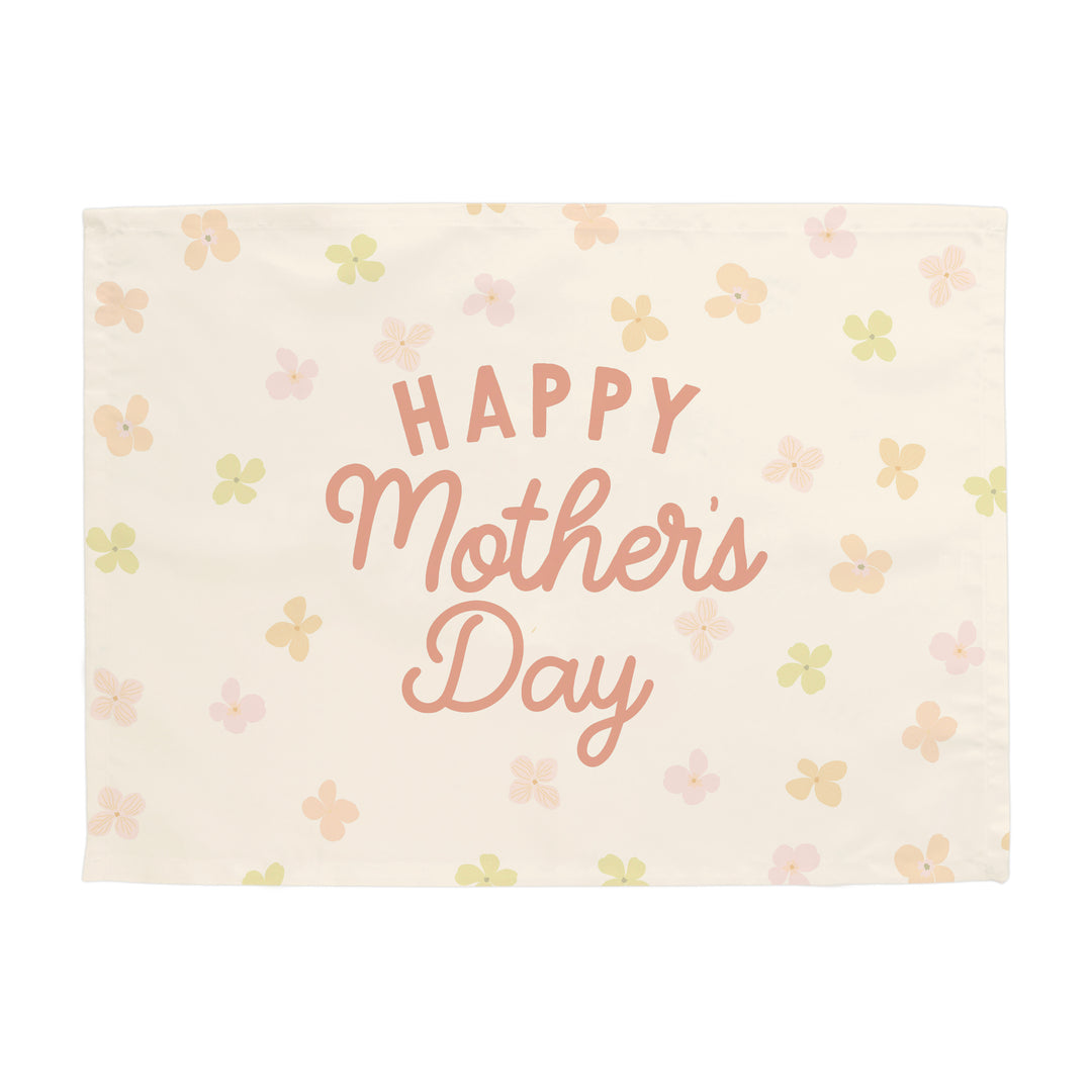 Floral Happy Mother's Day Banner