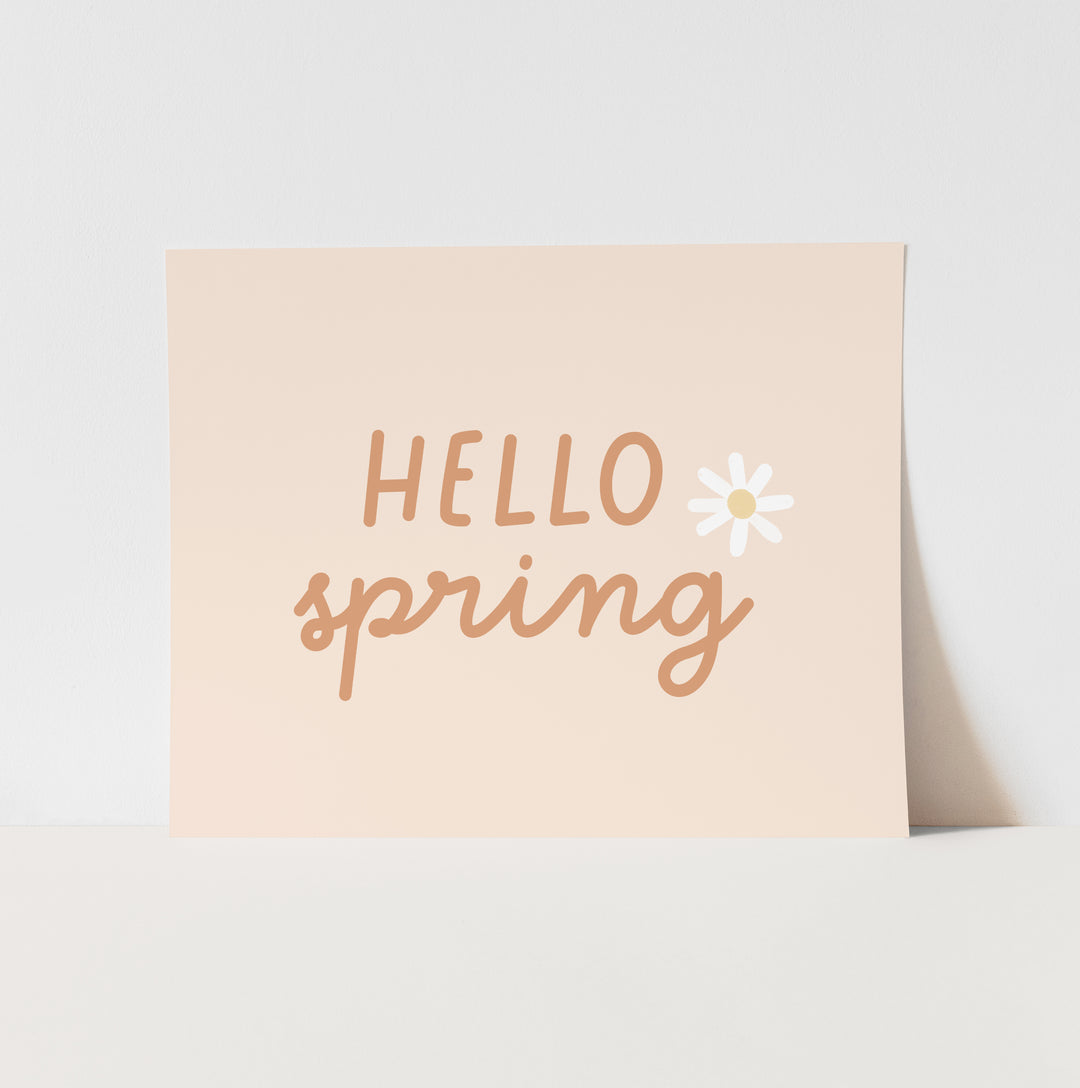 Hello Spring Art Print