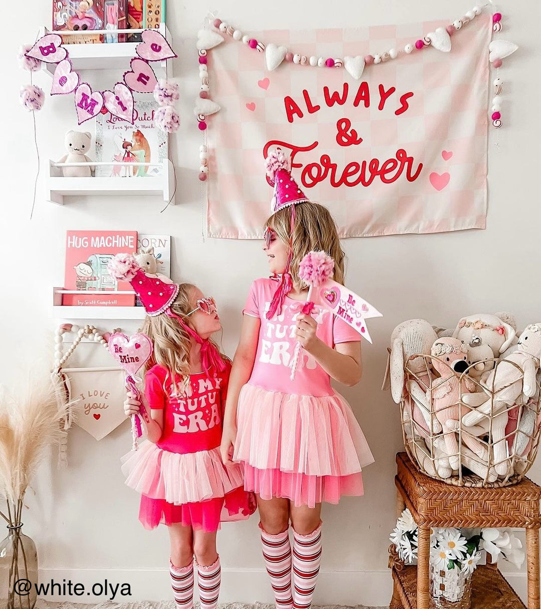 {Pink Check} Always & Forever Banner