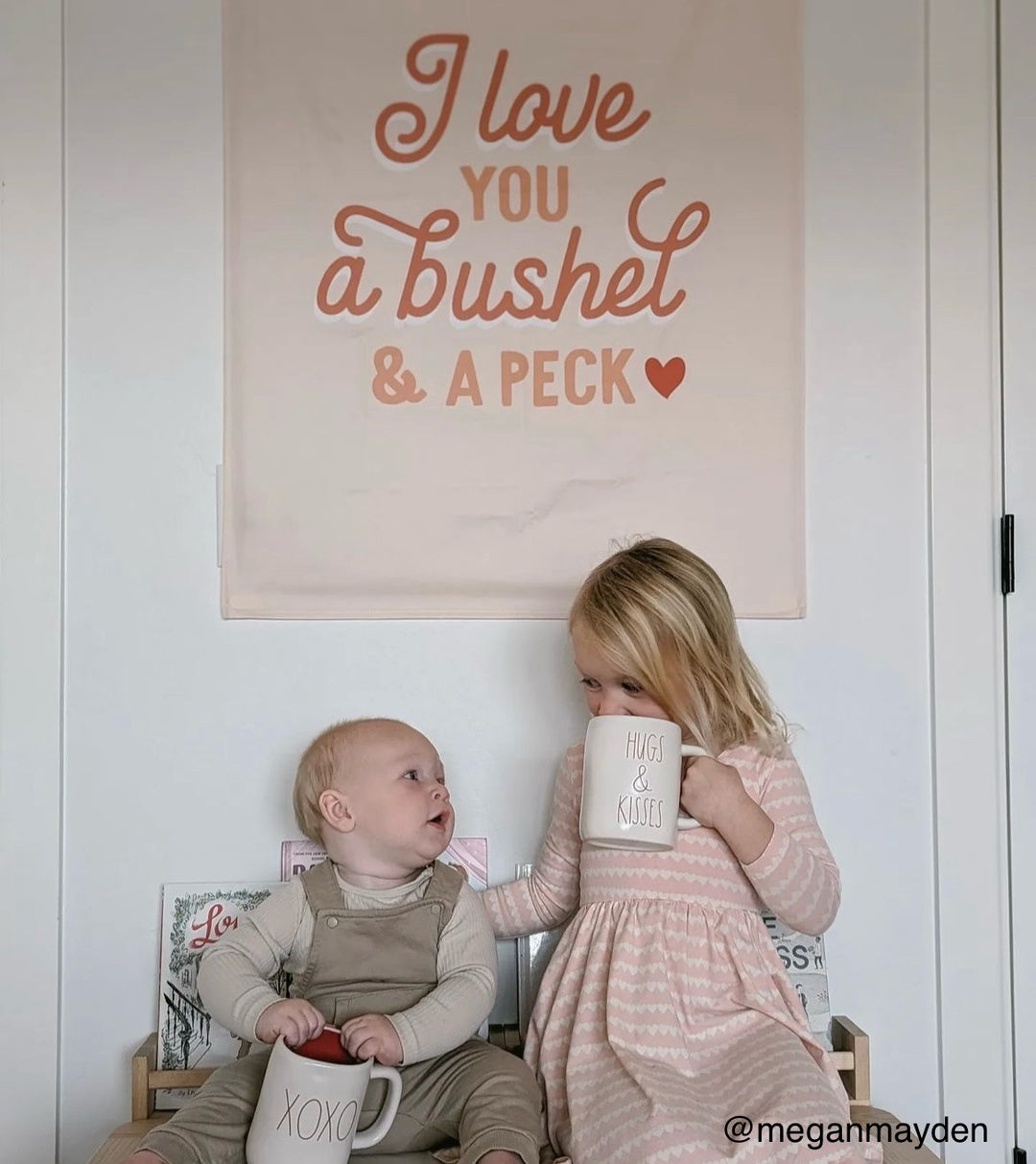 {Neutral} I Love You a Bushel & A Peck Banner