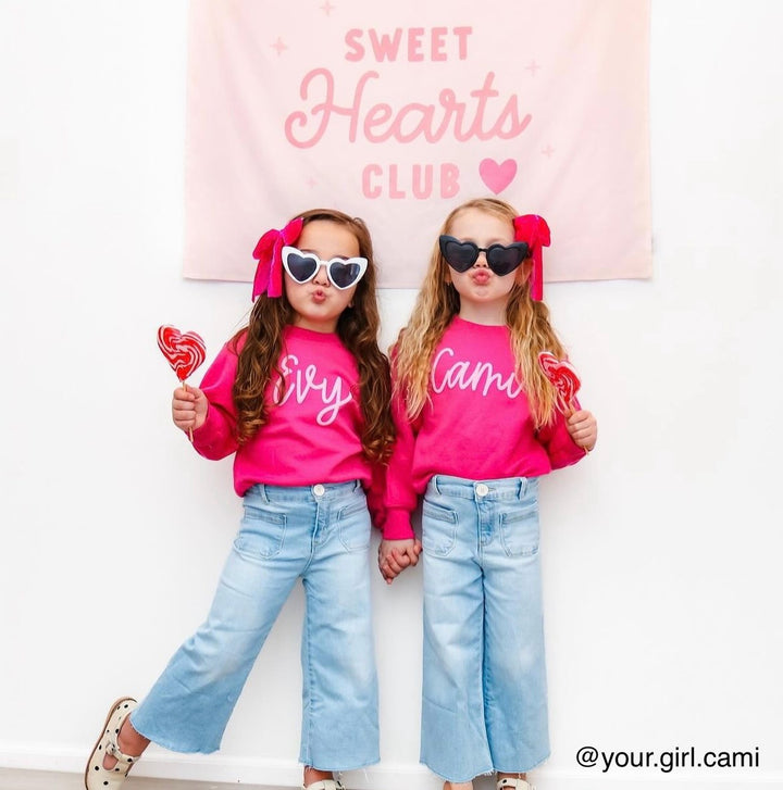 {Pink} Sweet Hearts Club Banner