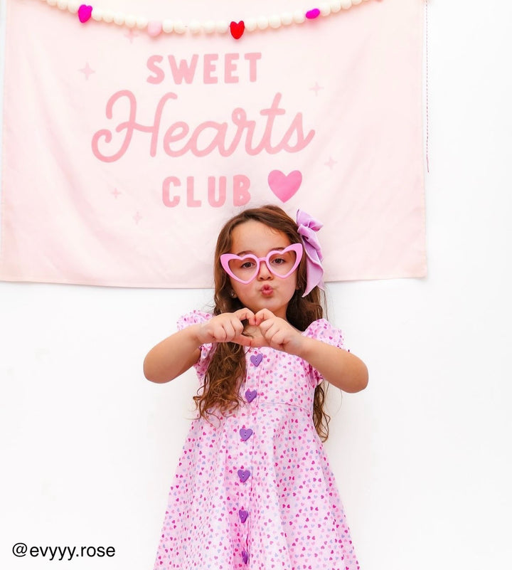 {Pink} Sweet Hearts Club Banner