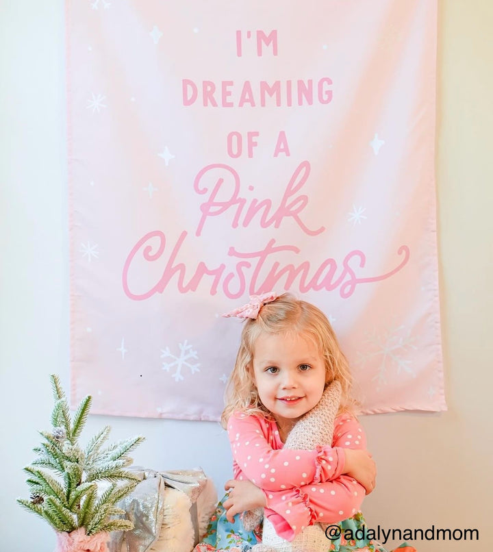 {Light Pink} I'm Dreaming of a Pink Christmas Banner©
