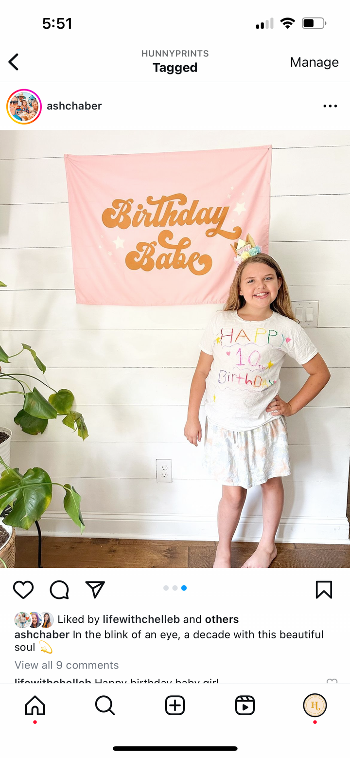 Birthday Babe Banner©