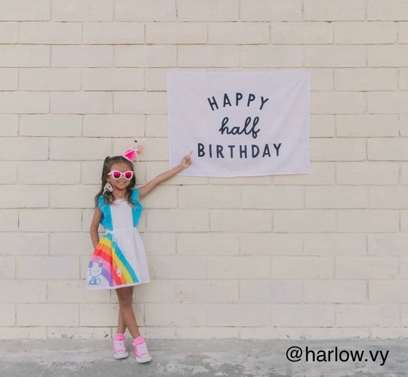 Happy Half Birthday Banner