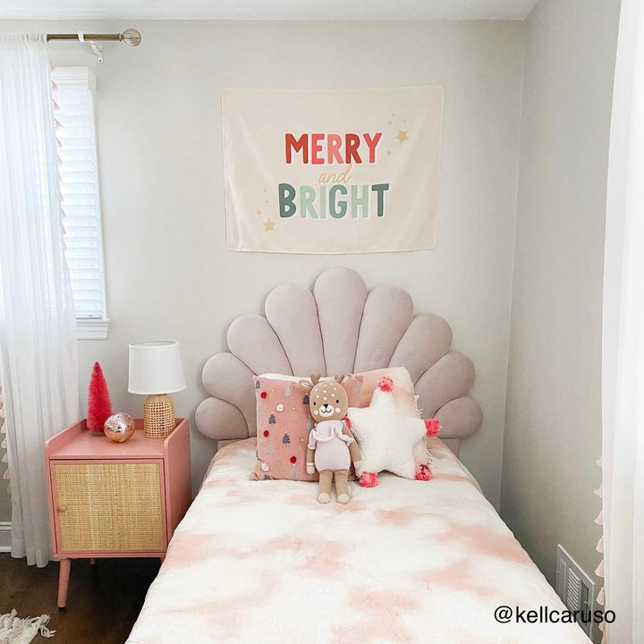 {Red + Green} Merry & Bright Banner