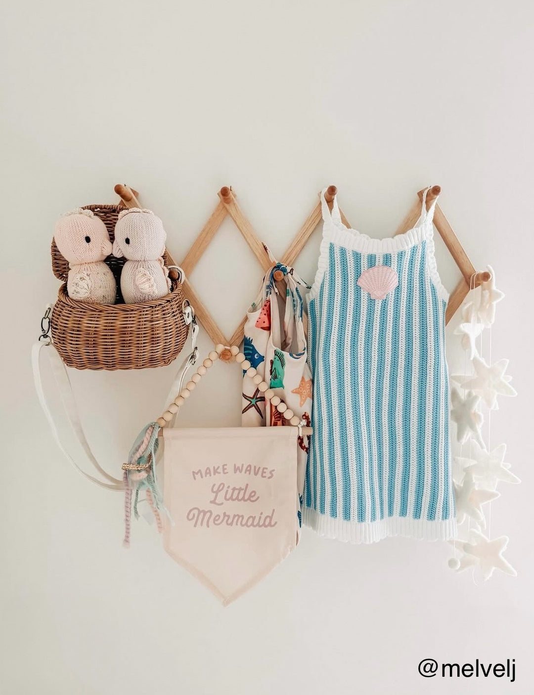 Make Waves Mermaid Hang Sign