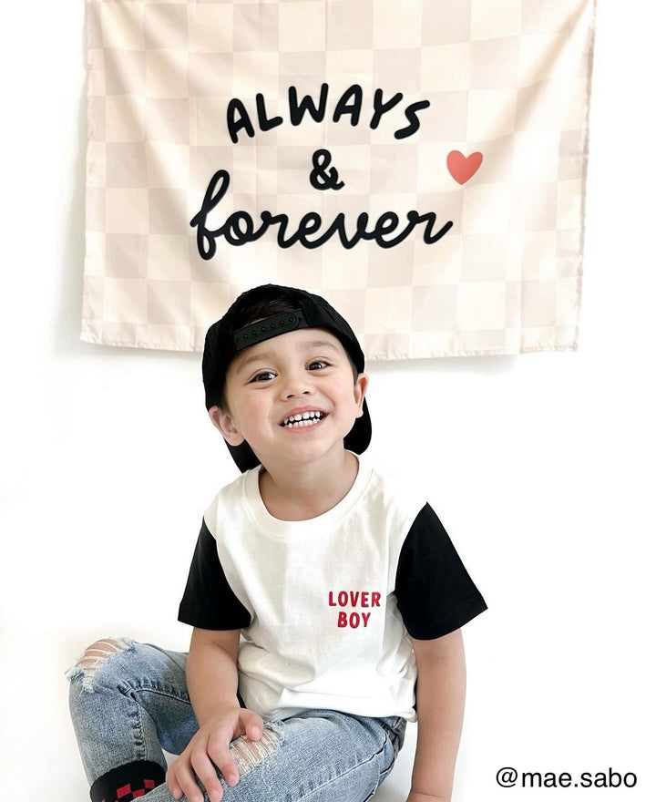 {Beige Check} Always & Forever Banner