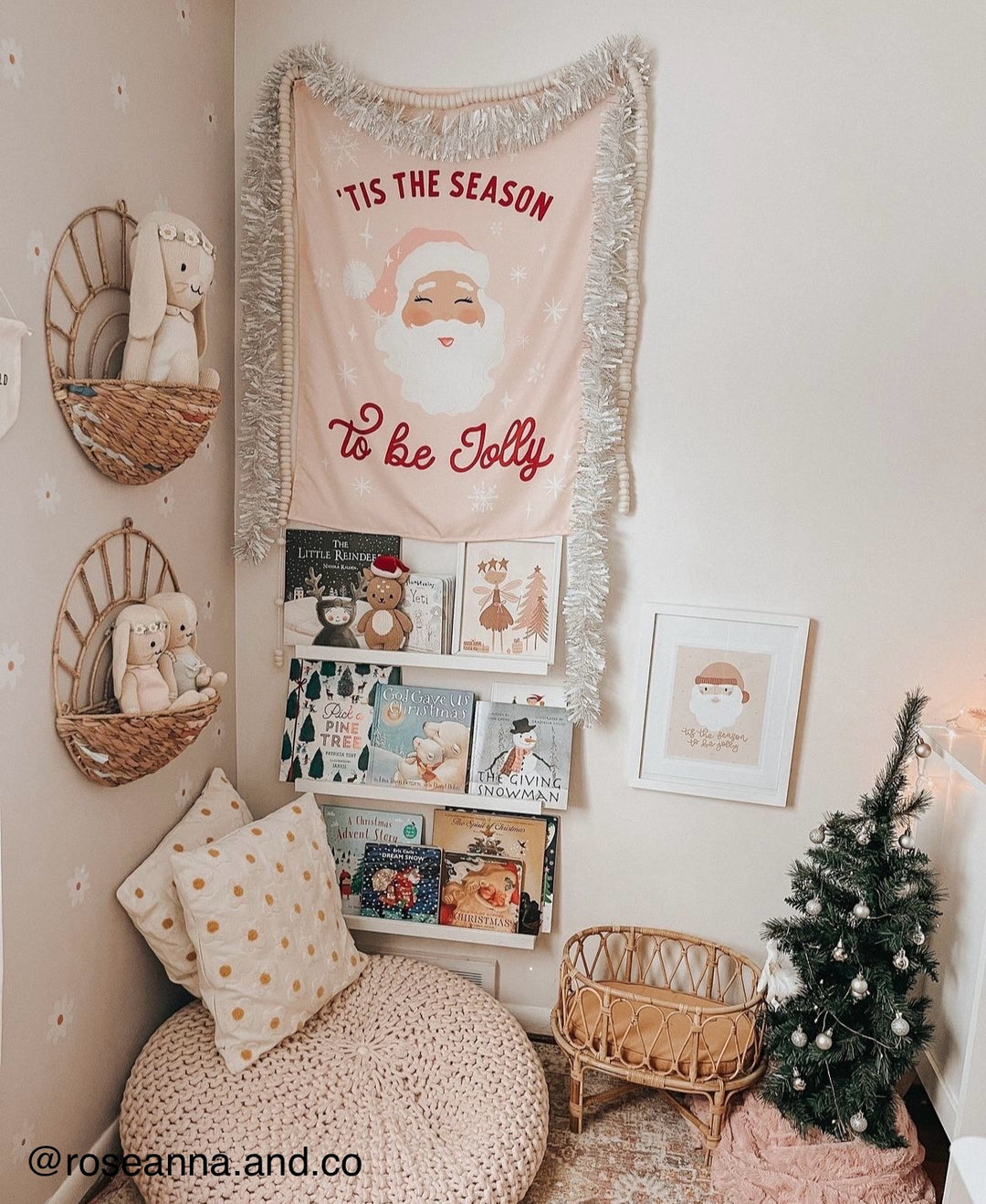 {Pink} Tis The Season to be Jolly Banner©