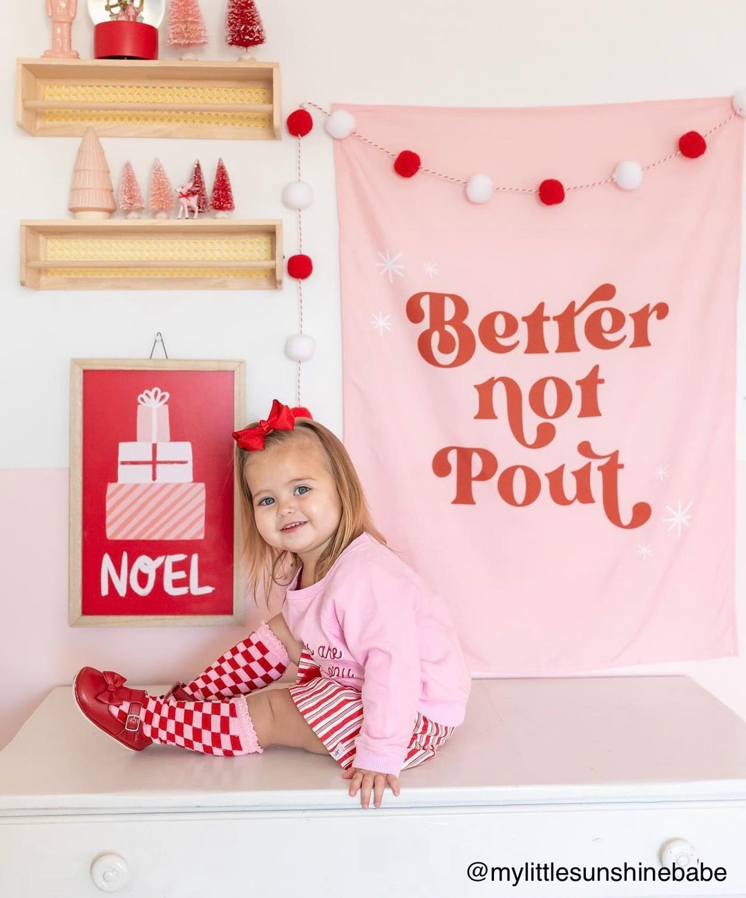 {Pink} Better Not Pout Banner