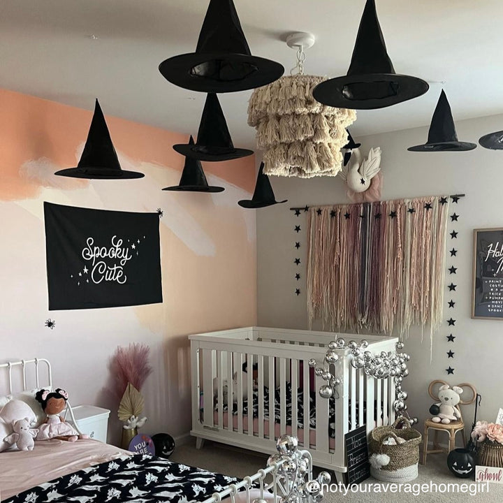 {Black & White} Spooky Cute Banner