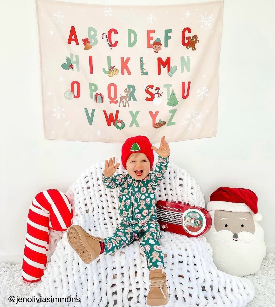 {Neutral} Christmas Alphabet Banner©