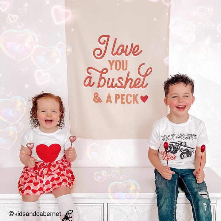 {Neutral} I Love You a Bushel & A Peck Banner