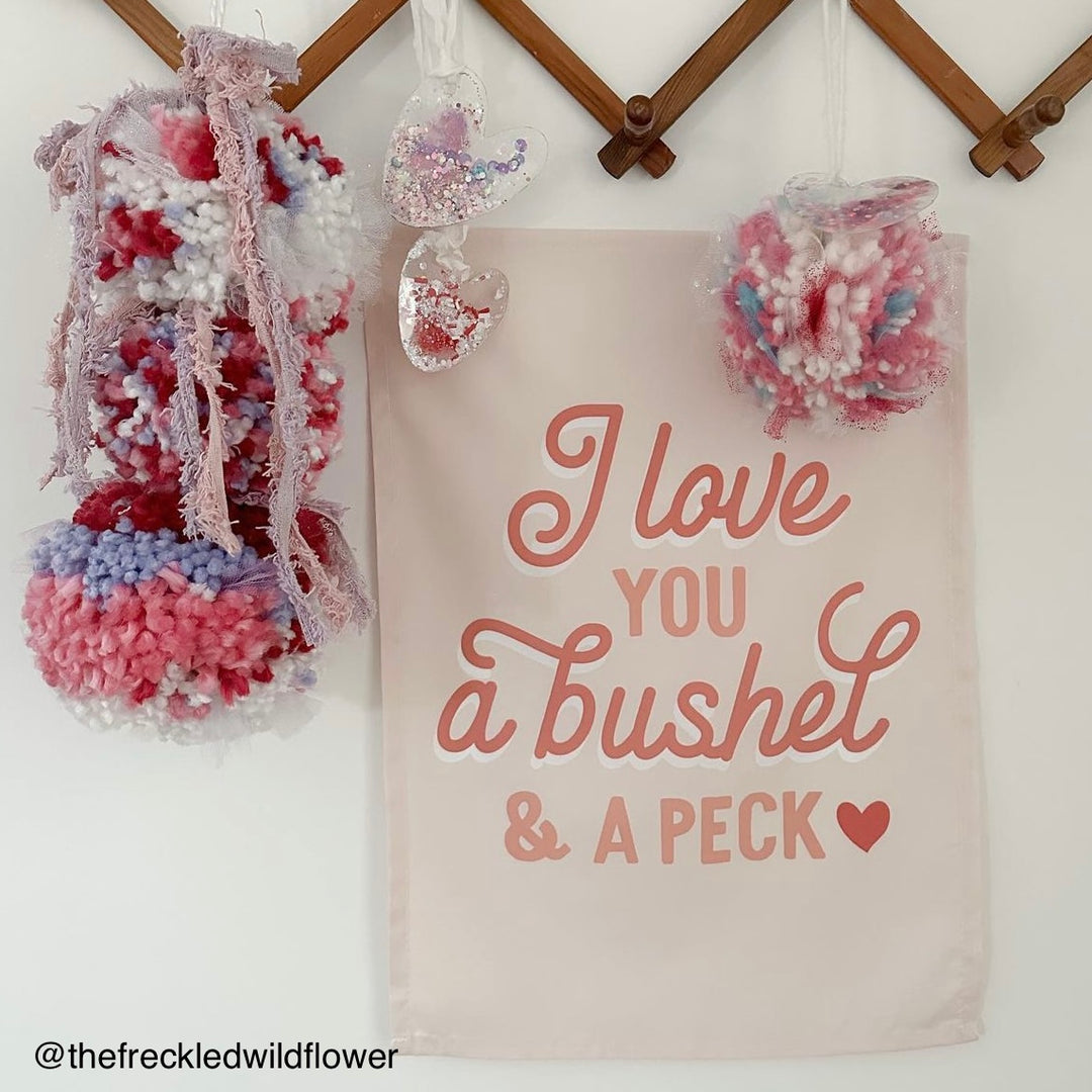 {Neutral} I Love You a Bushel & A Peck Banner