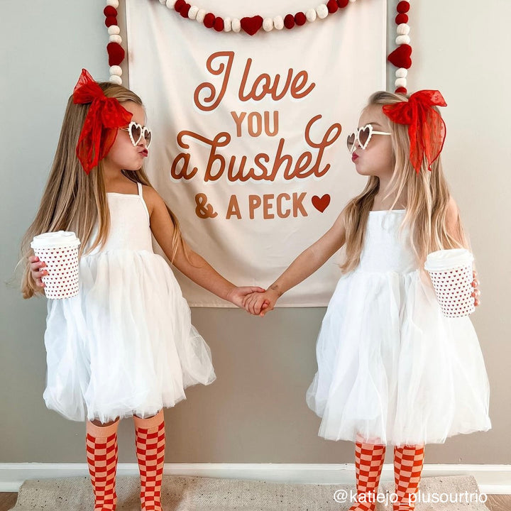 {Neutral} I Love You a Bushel & A Peck Banner