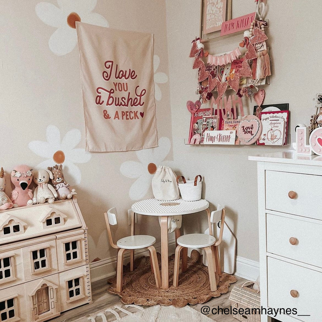 {Neutral} I Love You a Bushel & A Peck Banner