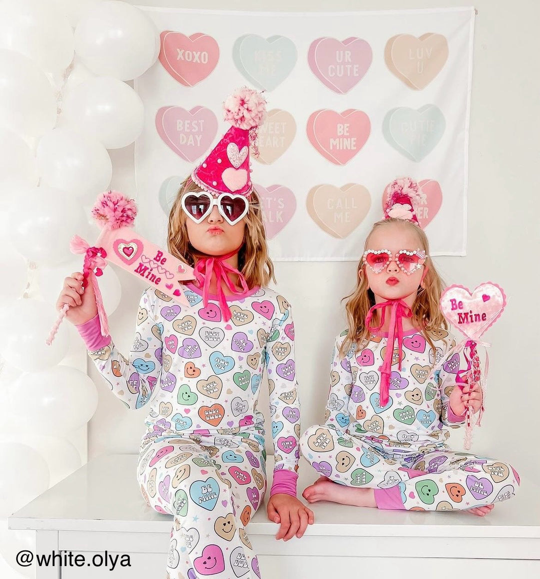 Affirmation Hearts Banner