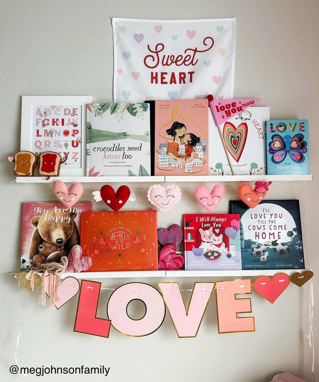 {Rainbow Pastel} Sweet Heart Banner