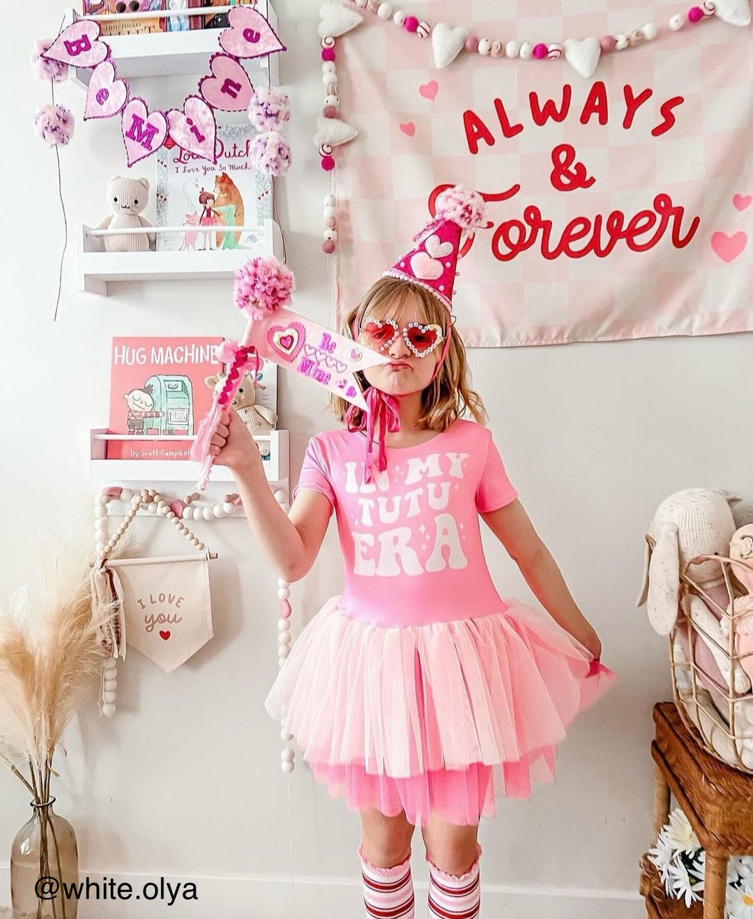{Pink Check} Always & Forever Banner