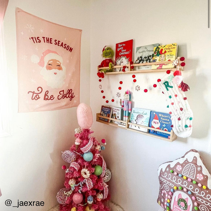 {Pink} Tis The Season to be Jolly Banner©