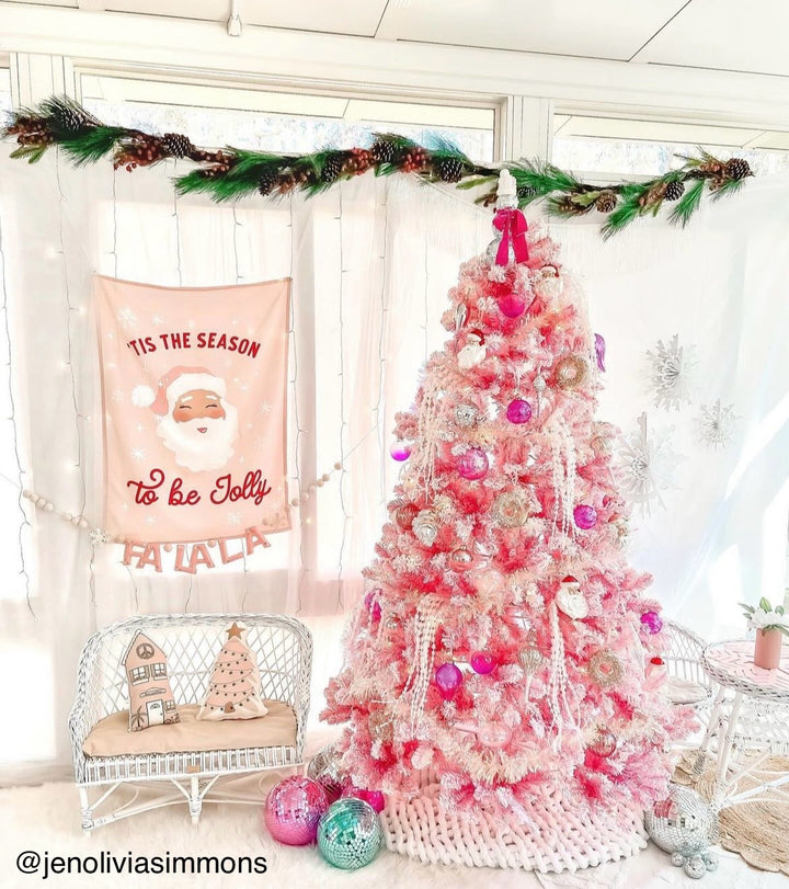 {Pink} Tis The Season to be Jolly Banner©