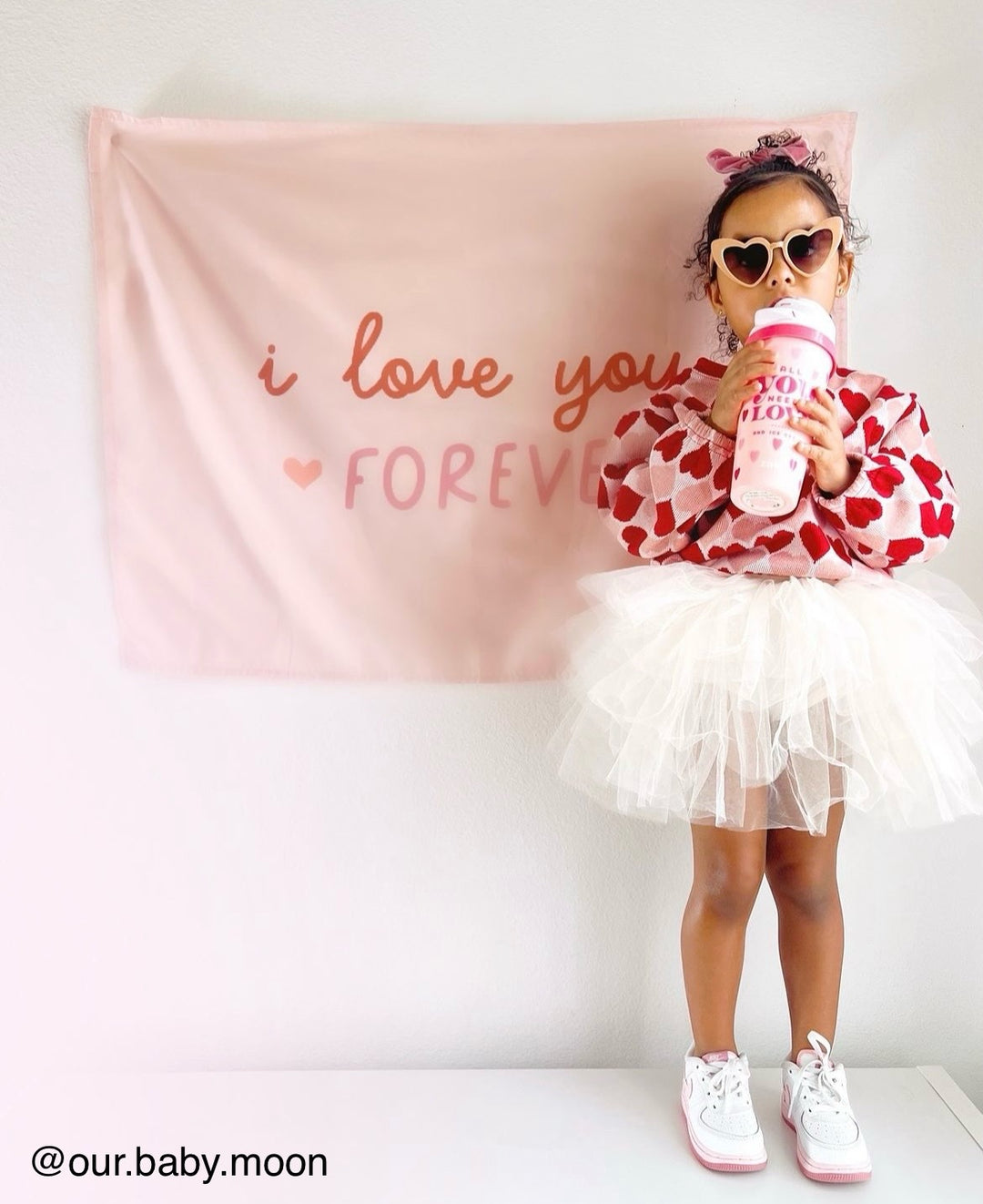 {Pink} Love You Forever Banner
