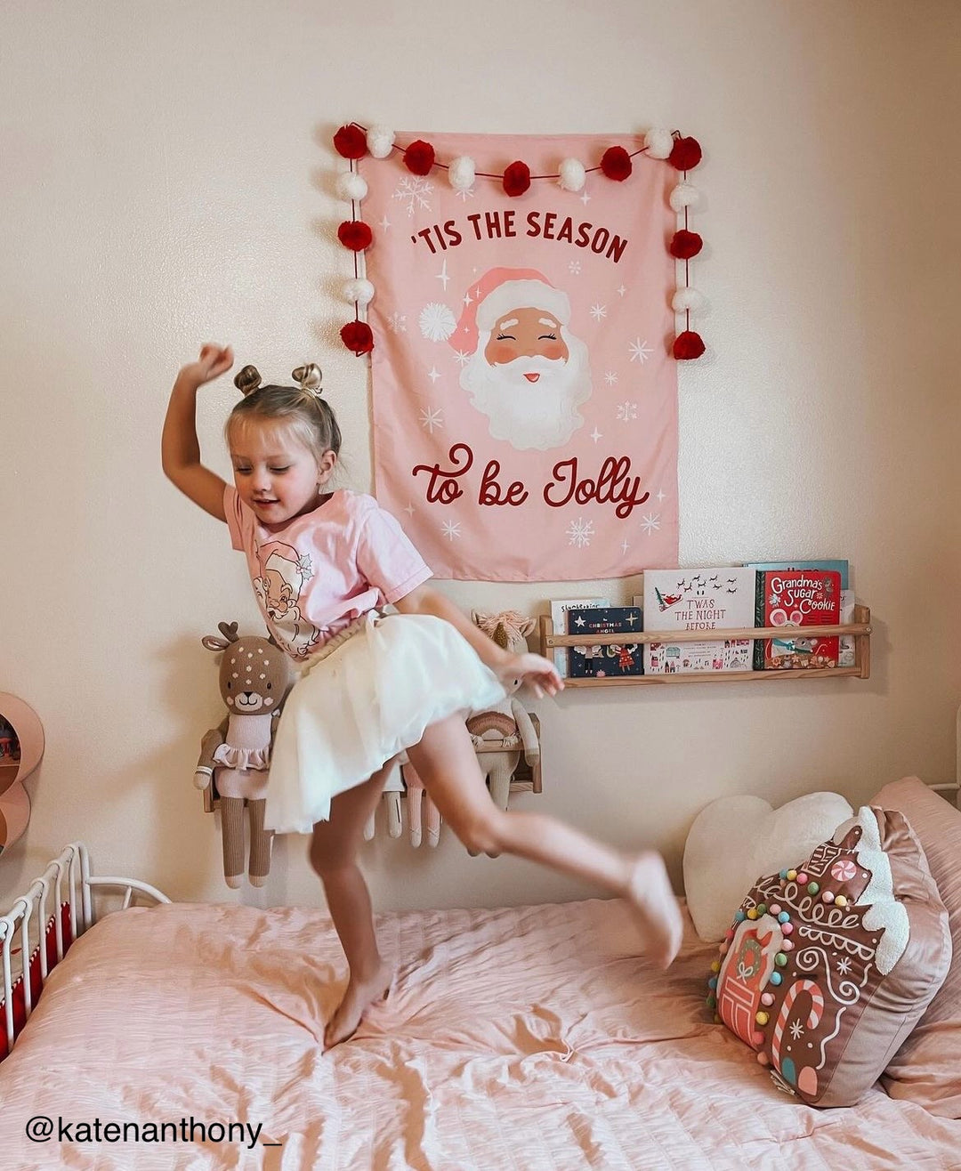 {Pink} Tis The Season to be Jolly Banner©
