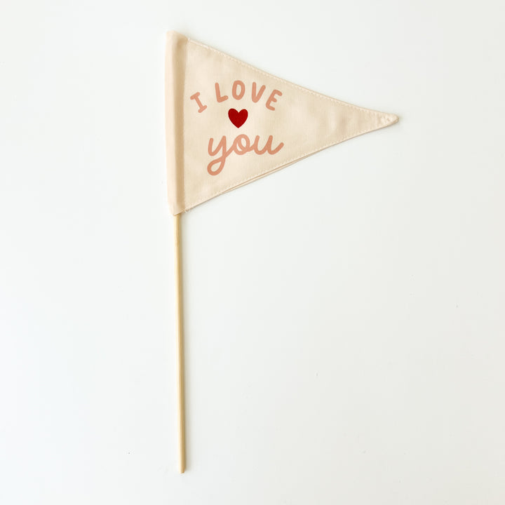 {Neutral} I Love You Flag