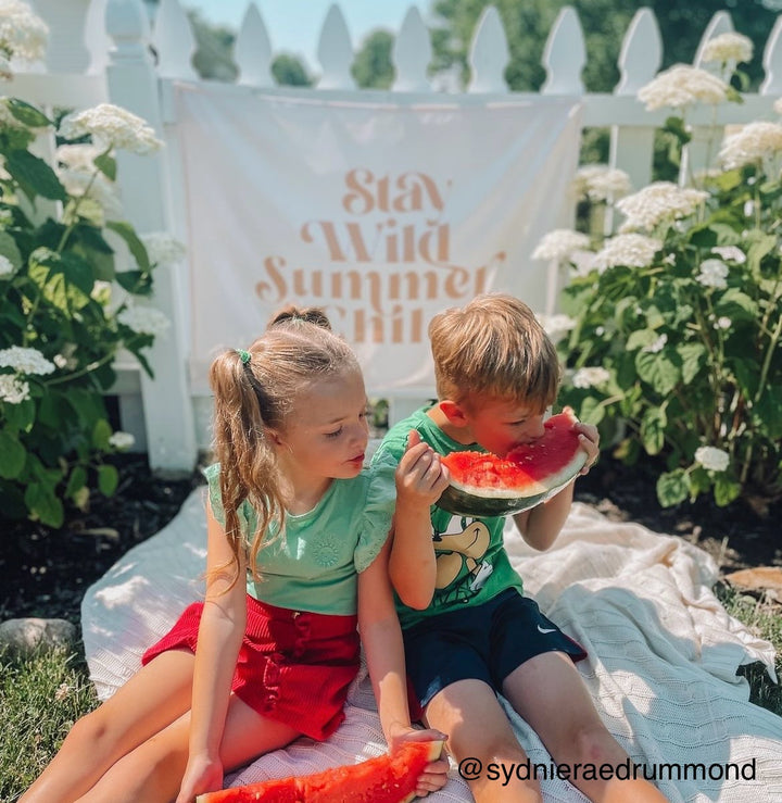 Stay Wild Summer Child Banner