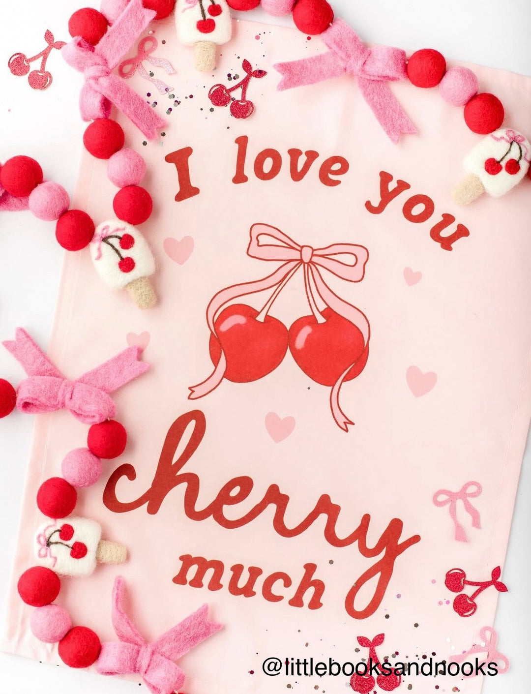 I Love You Cherry Much Banner