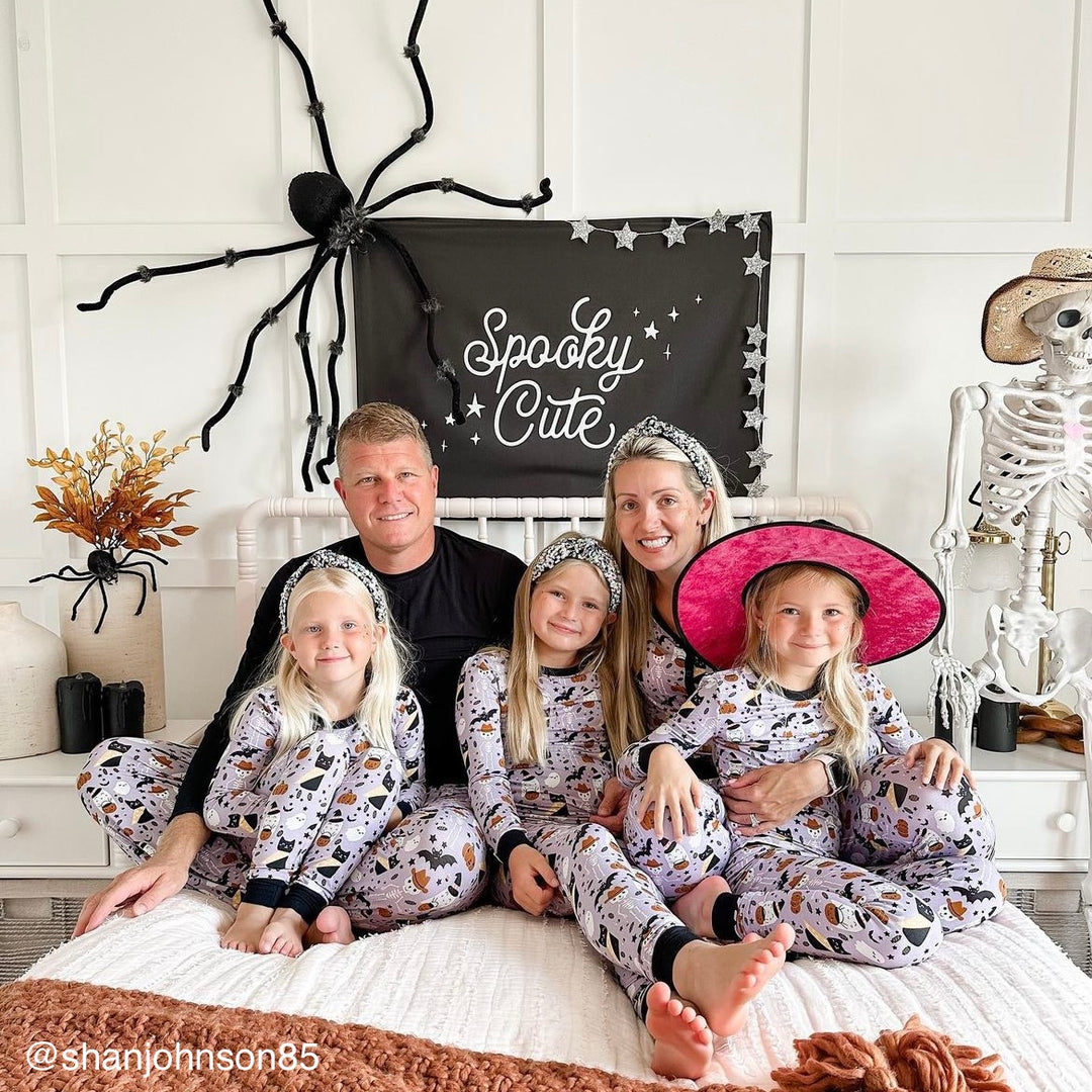 {Black & White} Spooky Cute Banner