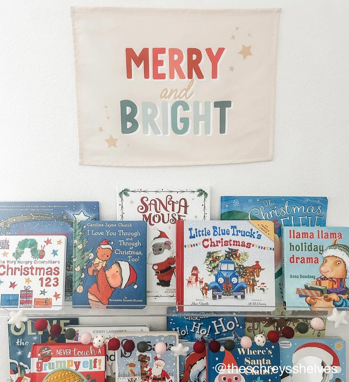 {Red + Green} Merry & Bright Banner