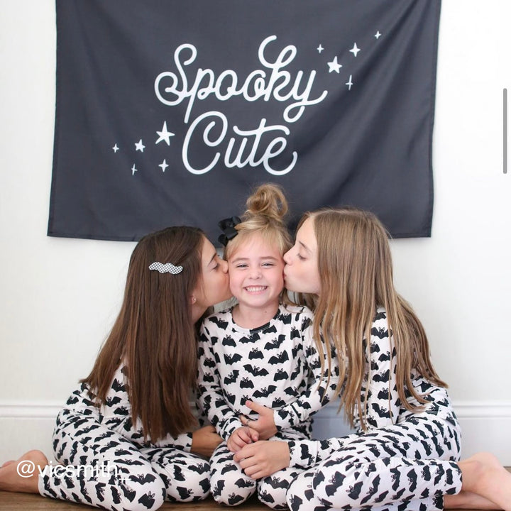 {Black & White} Spooky Cute Banner