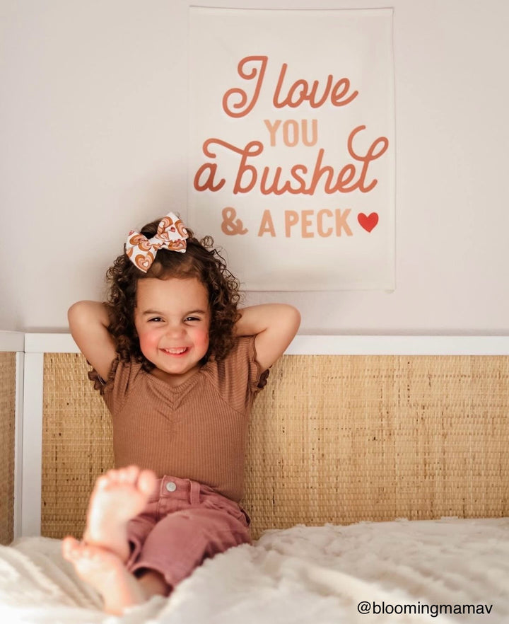 {Neutral} I Love You a Bushel & A Peck Banner