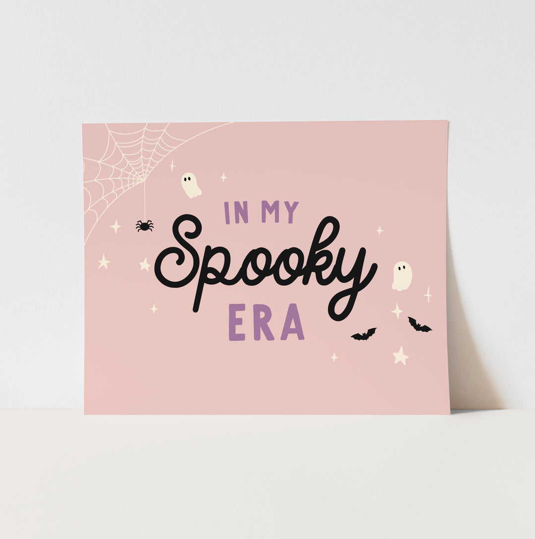 {Pink} In my Spooky Era Art Print