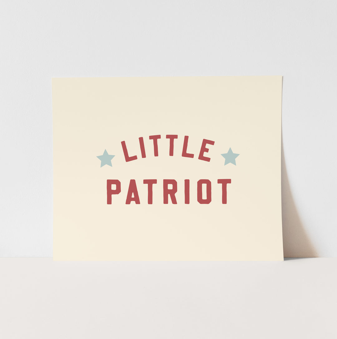 Little Patriot Art Print