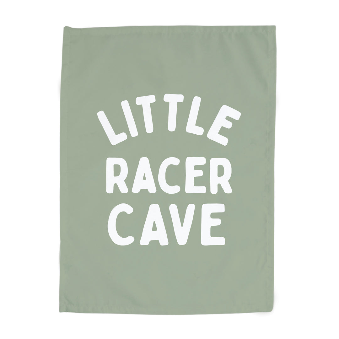 Little Racer Cave Banner - Hunny Prints x @jassn2 {Green + White}