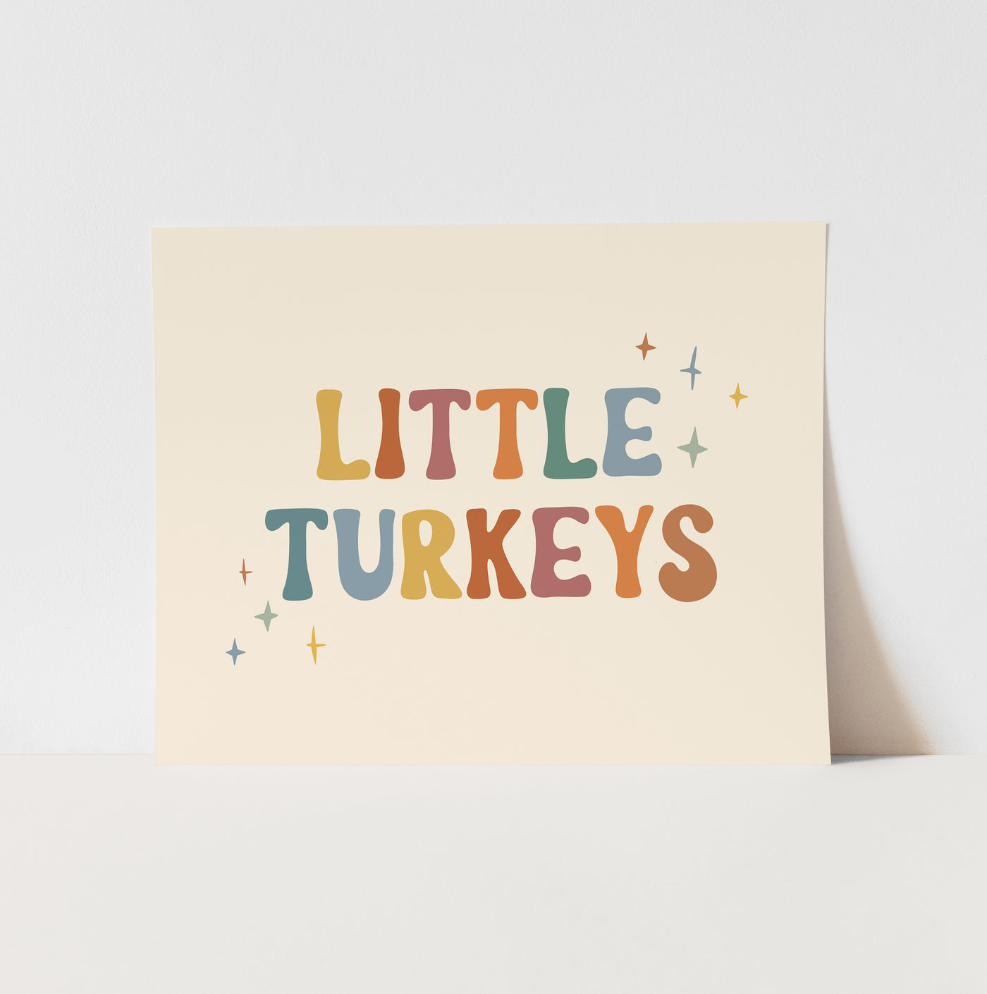 Art Print: Little Turkeys