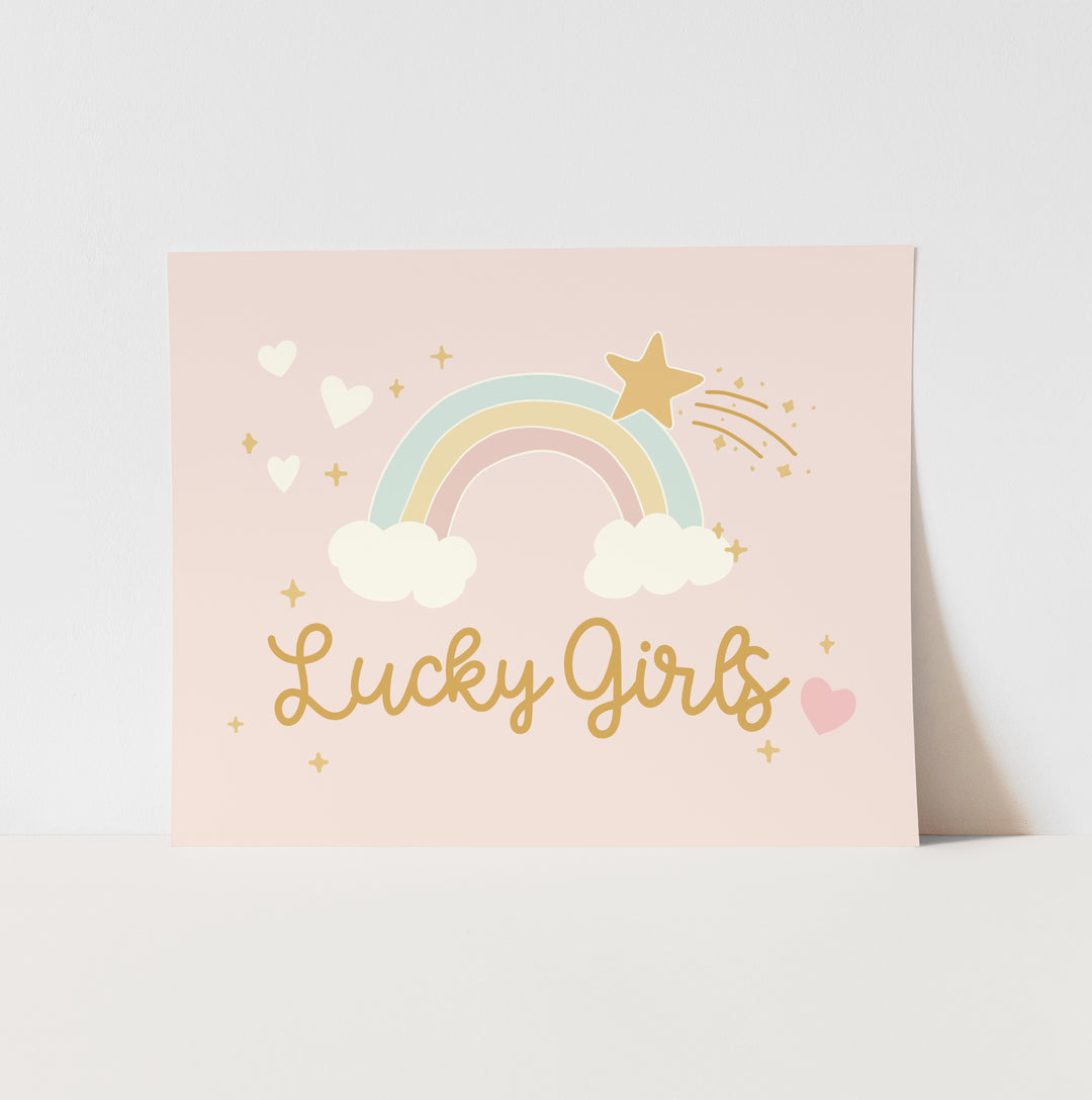 Lucky Girls Art Print